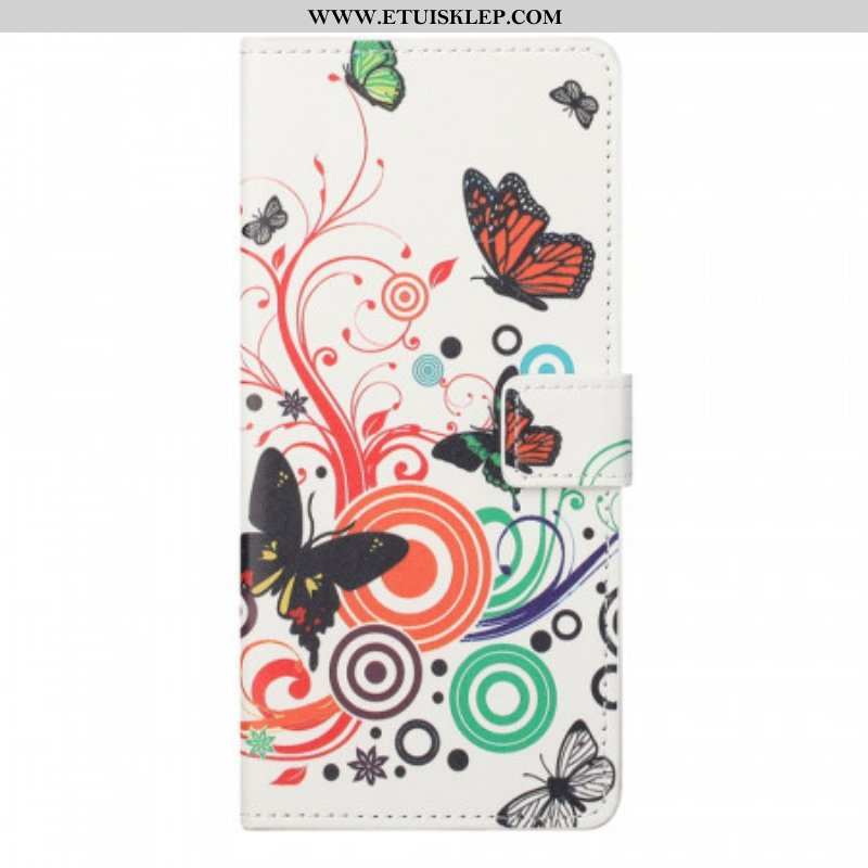 Etui Folio do OnePlus Nord CE 2 5G Natura I Motyle